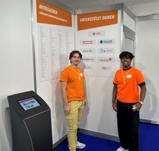 Silvain Ruffet (l.) und Aswin Suthankumar